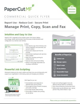 Papercut, Mf, Commercial, Tri-County Office Equipment
